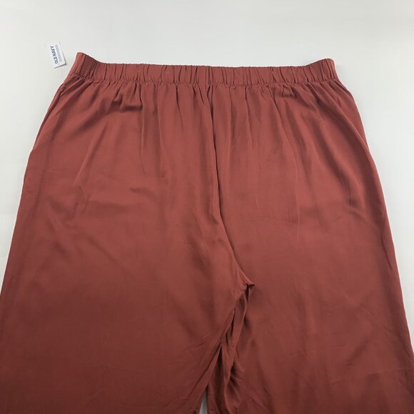 Old Navy Cherry Birch Challis WIde Leg Playa Pant 3X New - Picture 7 of 7